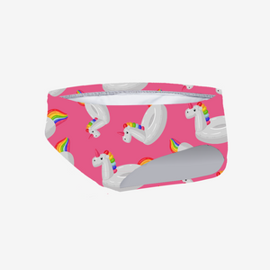 Pink Unicorn Floatie Brief