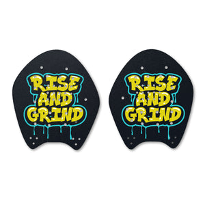 Rise and Grind black-teal-yellow