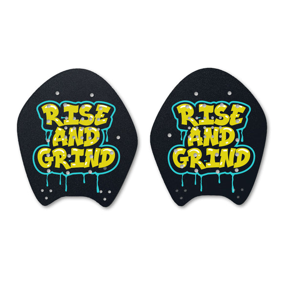 Rise and Grind black-teal-yellow