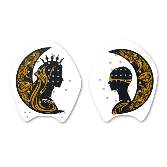Queen Paddles Black/Gold