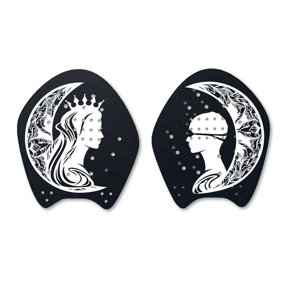 Queen Paddles Black/White