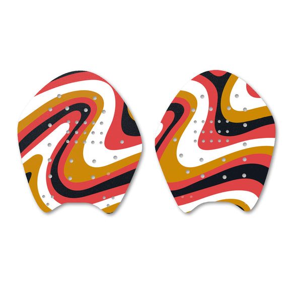 Wavy Paddles red/gold/white/black